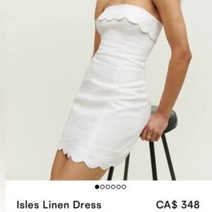 Isles White Linen Dress